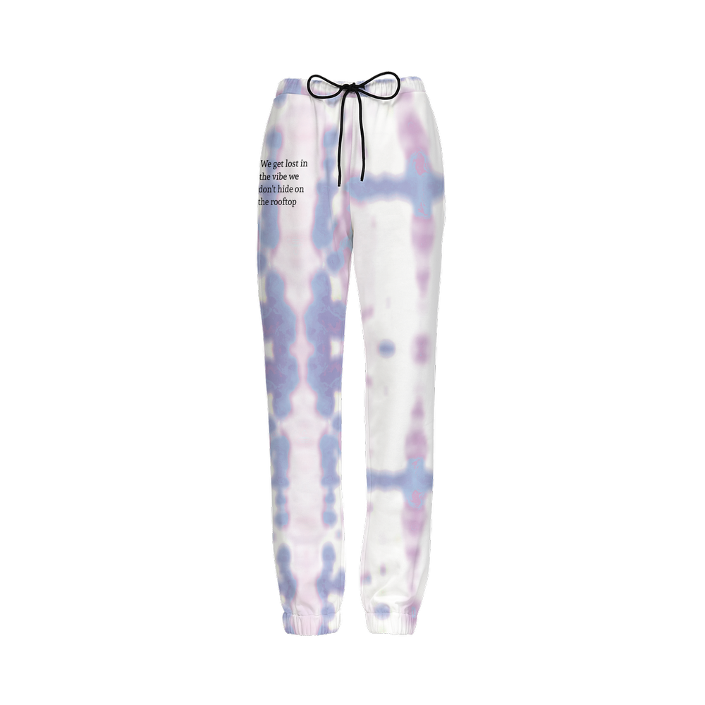 Unisex Tie Dye Festival Track Bottoms