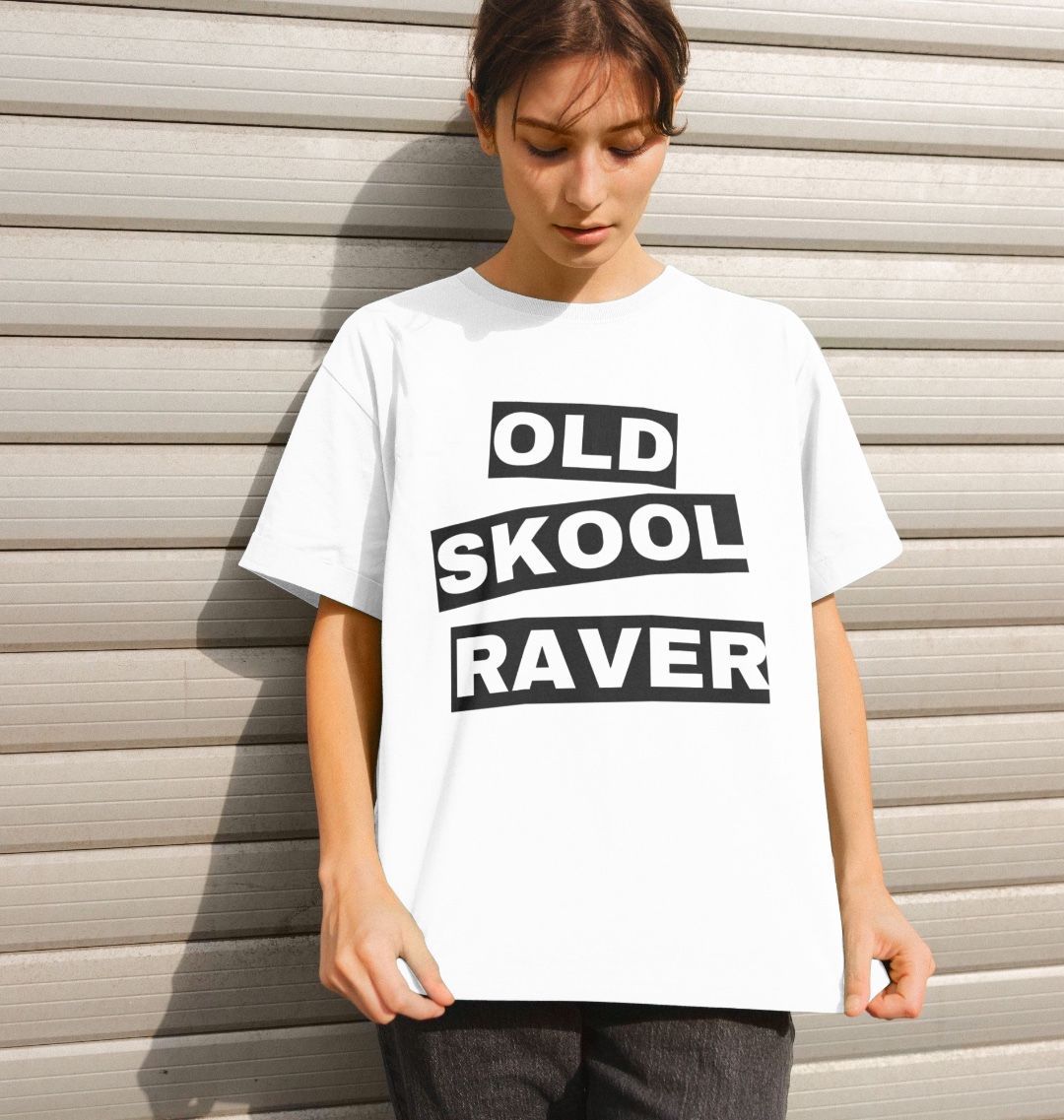 Old Skool Raver Organic Cotton T Shirt