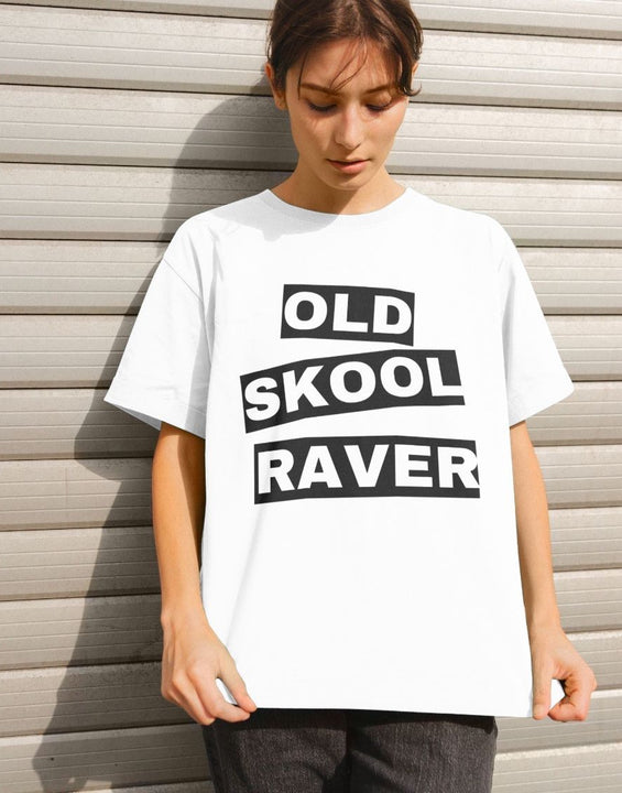 Old Skool Raver Organic Cotton T Shirt