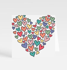 Hearts Full Of Love Greetings Card