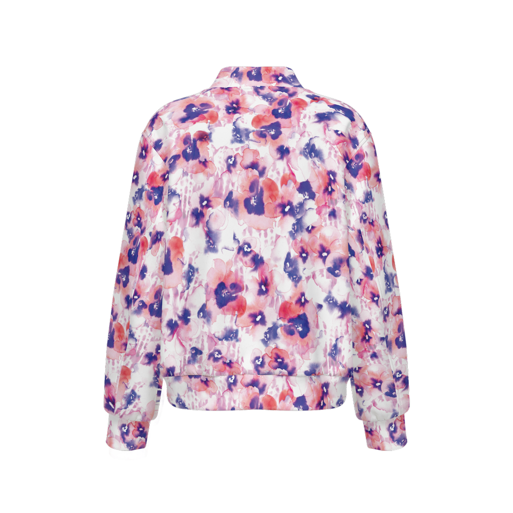 Floral Bomber Jacket