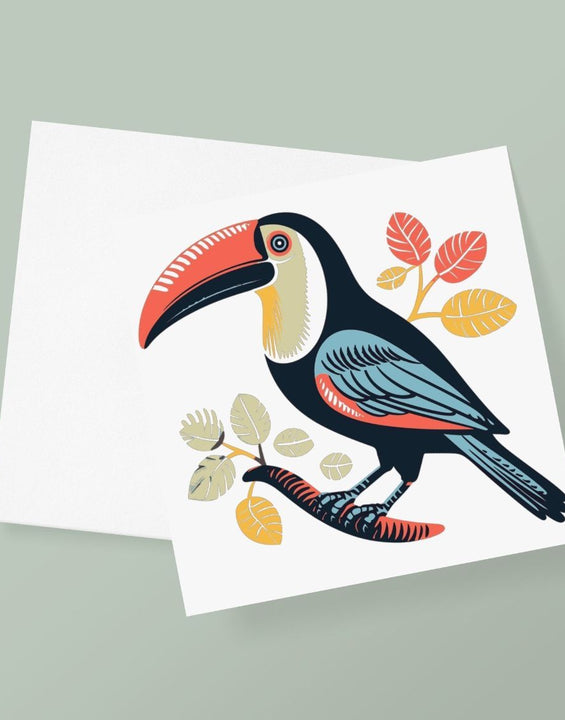 Toucan Bird Greetings Card