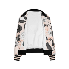 Floral Blooming Bomber Jacket