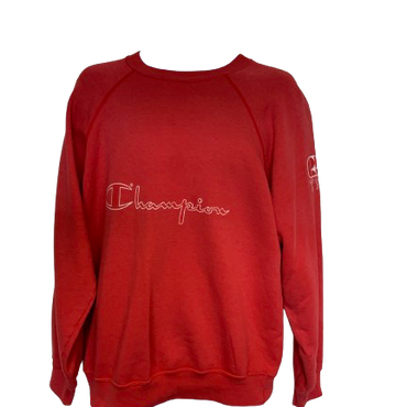 80s Streetwear Vintage Champion Crewneck Sweatshirt Red