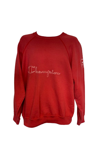 80s Streetwear Vintage Champion Crewneck Sweatshirt Red