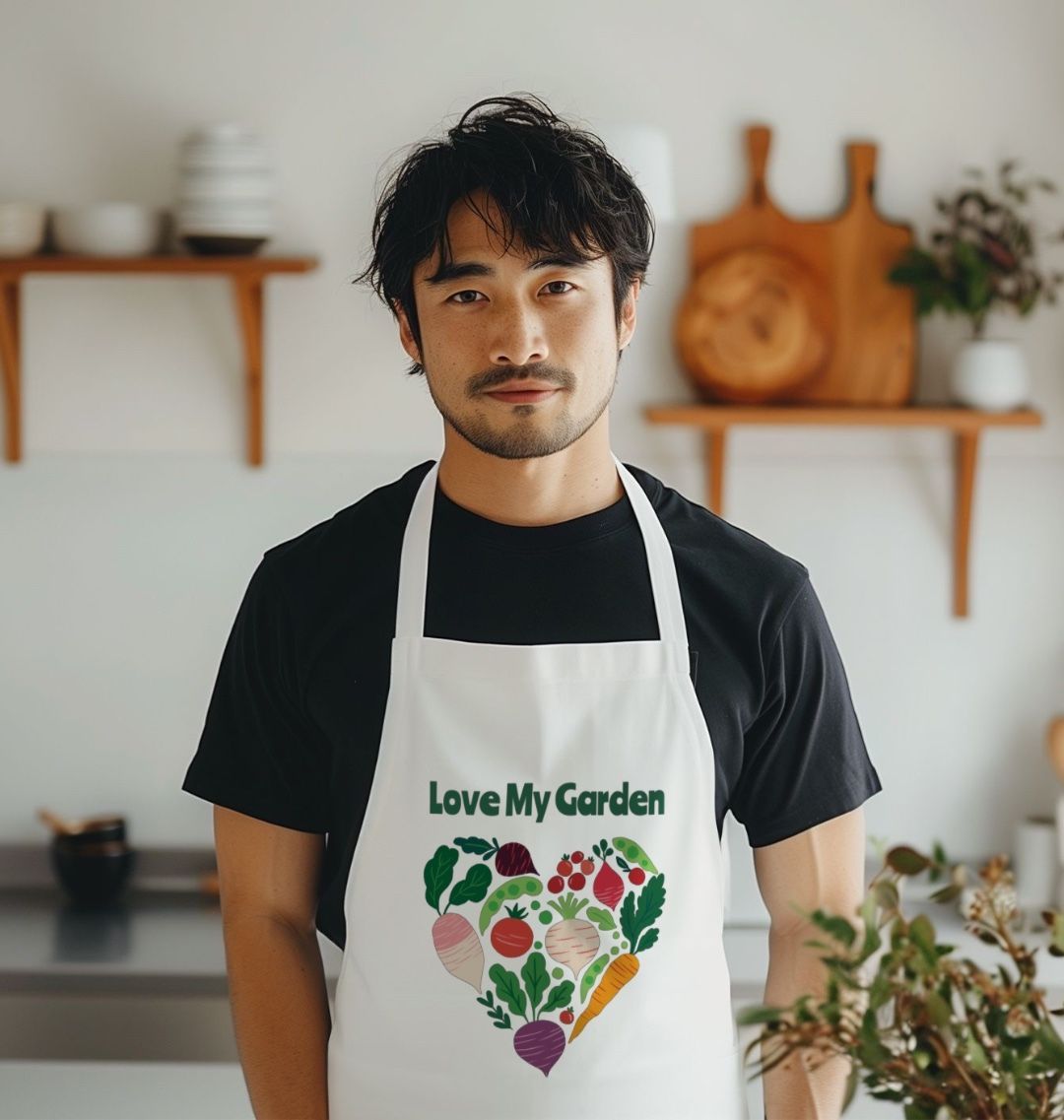 Love My Garden Organic Cotton Kitchen Apron