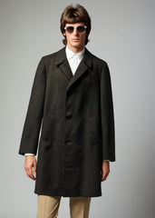 Vintage 60s Crombie Overcoat Wool Grey