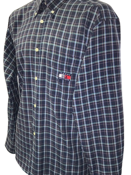 Vintage 90s Tommy Hilfiger Shirt Check