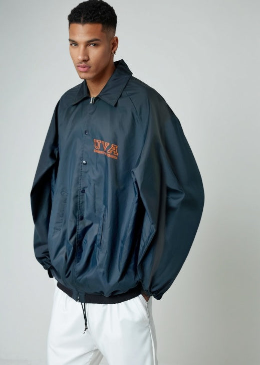 Vintage Collegiate UVA College Windbreaker Jacket