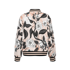 Floral Blooming Bomber Jacket