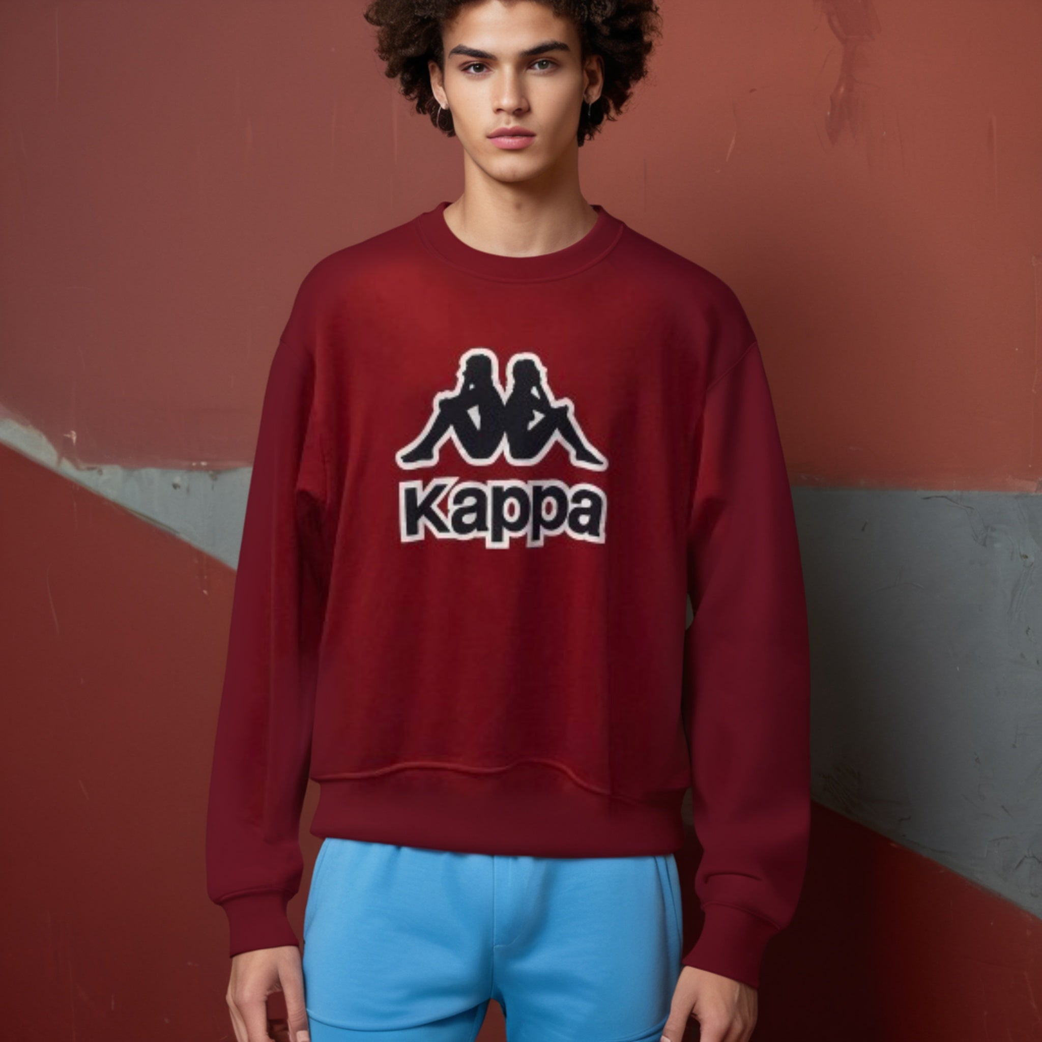 80s Kappa Vintage Sweatshirt Red