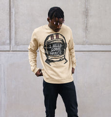 Streetwear Crewneck Graphic Sweatshirt I Need Some Space