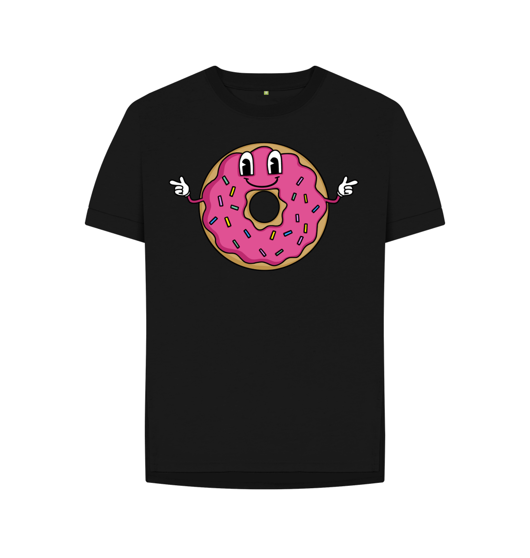 Relaxed Graphic T Shirt Happy Days Black