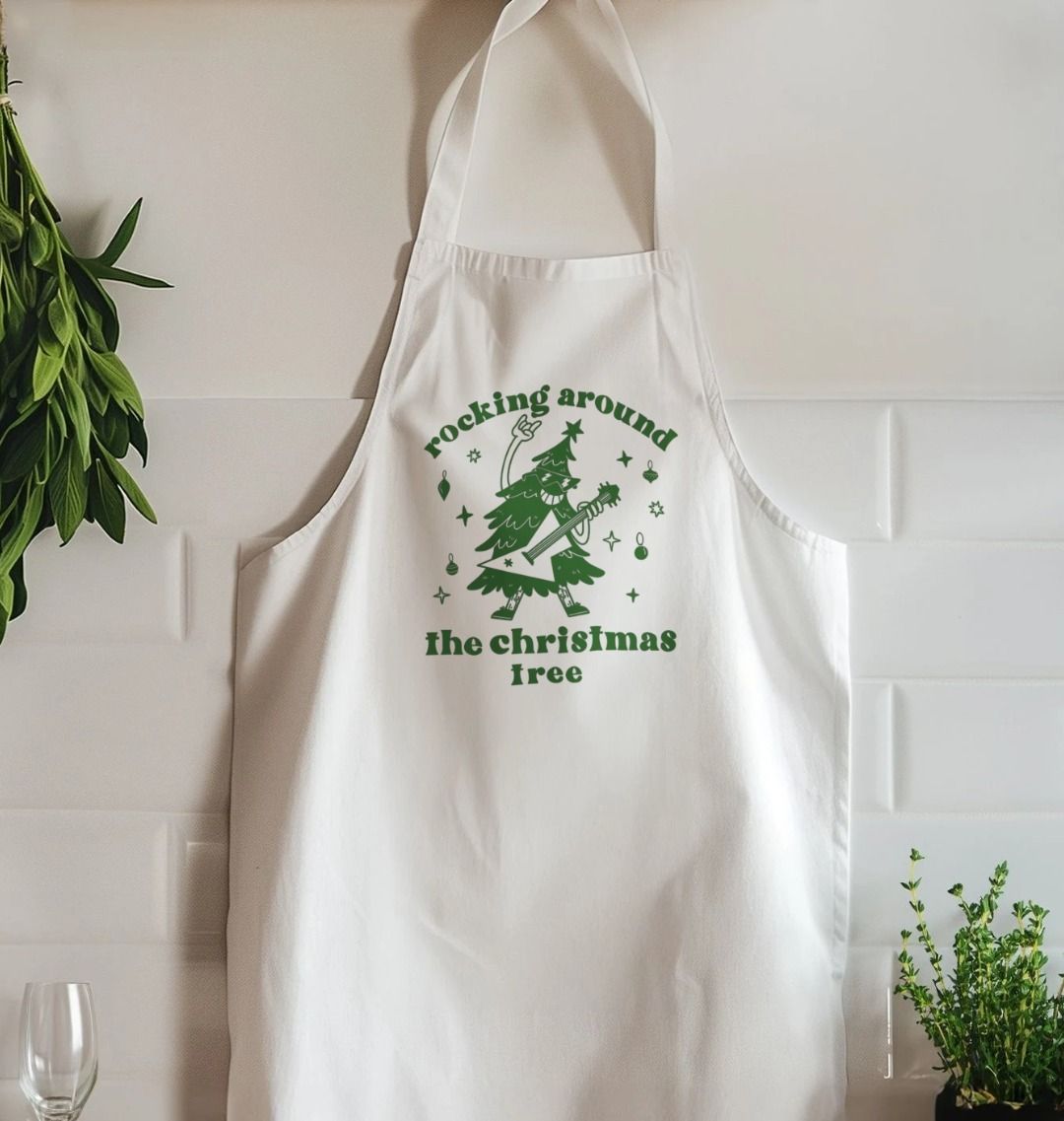 Rocking Around The Christmas Tree Baking Apron