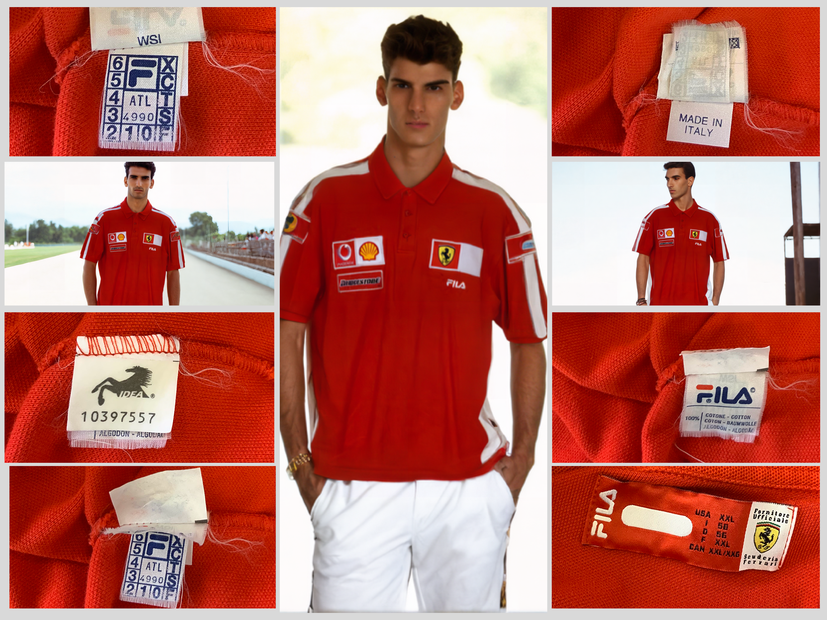 Y2K Vintage F1 Ferrari Polo Shirt