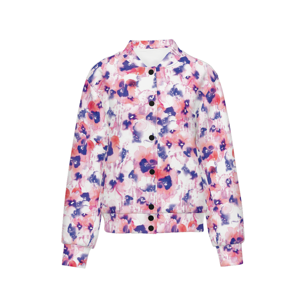 Floral Bomber Jacket