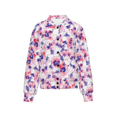 Blouson aviateur fleuri