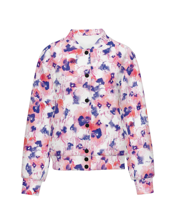 Floral Bomber Jacket