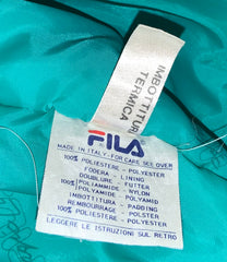 Vintage 80s Fila Magic Line Coat Red