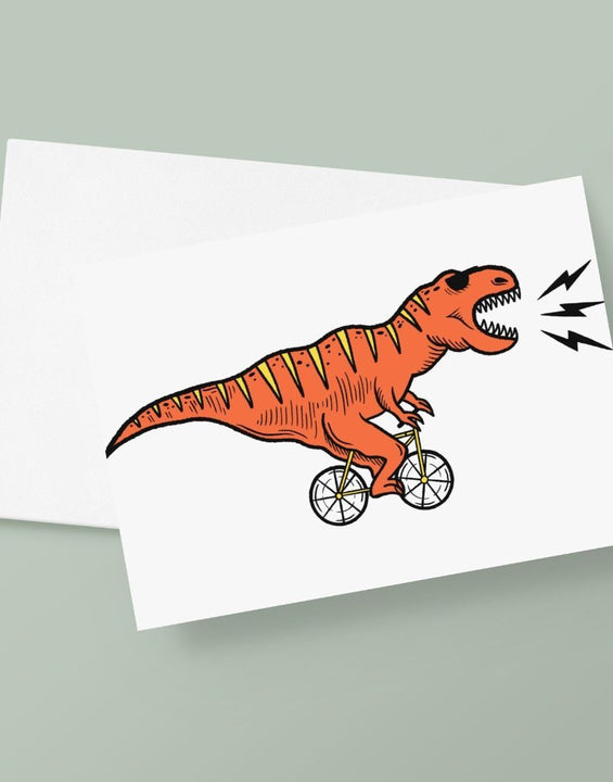 Dinosaur Roar Greetings Card