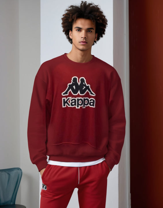 80s Kappa Vintage Sweatshirt Red