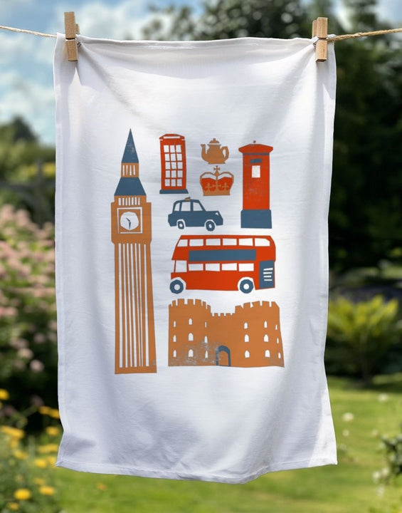 London Organic Cotton Tea Towel