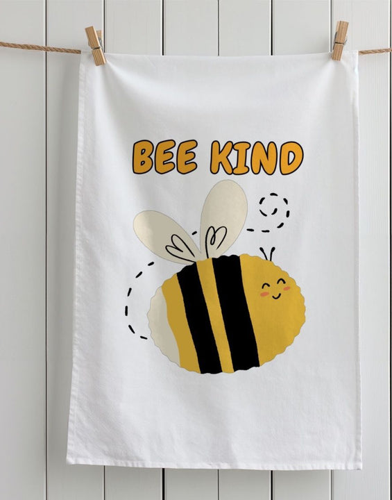 Bee Kind Geschirrtuch aus Bio-Baumwolle