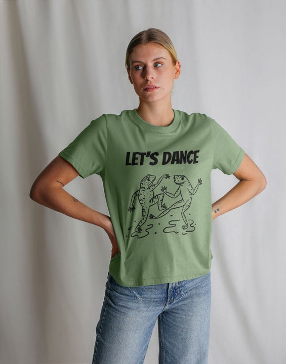 T-shirt graphique bio Let's Dance