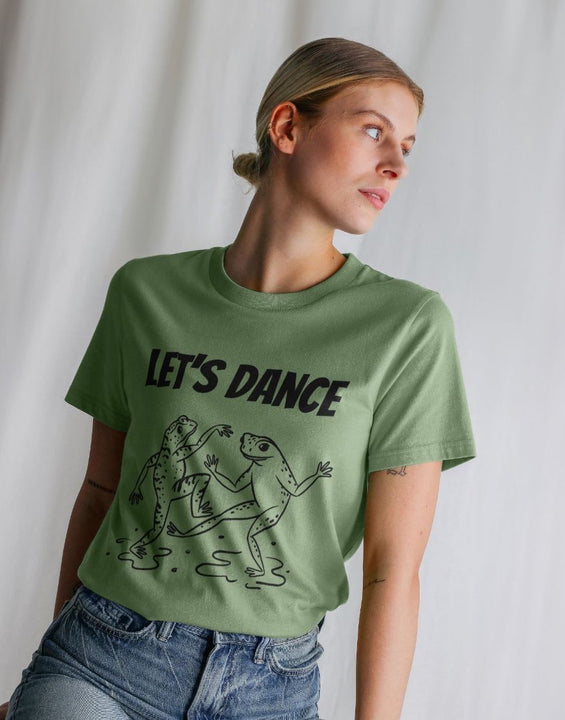 T-shirt graphique bio Let's Dance