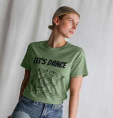 Organic Graphic T Shirt Let’s Dance