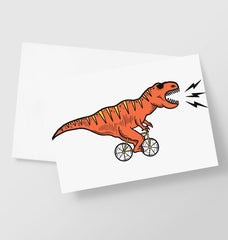 Dinosaur Roar Greetings Card