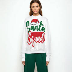 Christmas Santa Graphic Sweatshirt Recycled