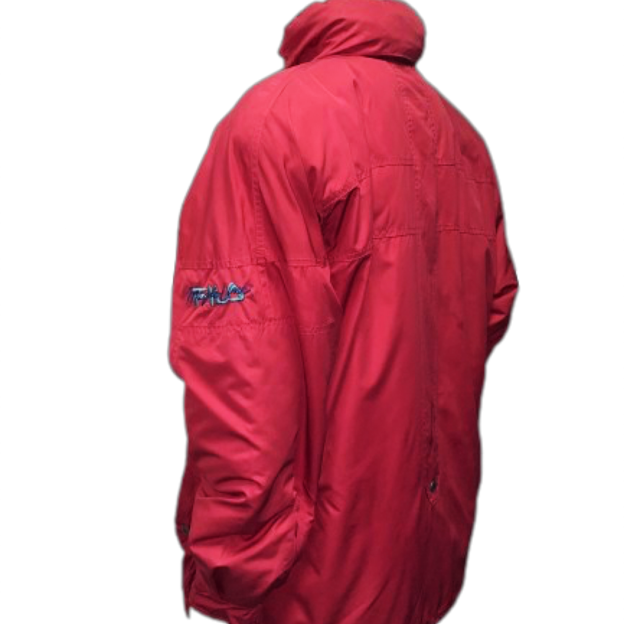 Vintage 80s Fila Magic Line Coat Red