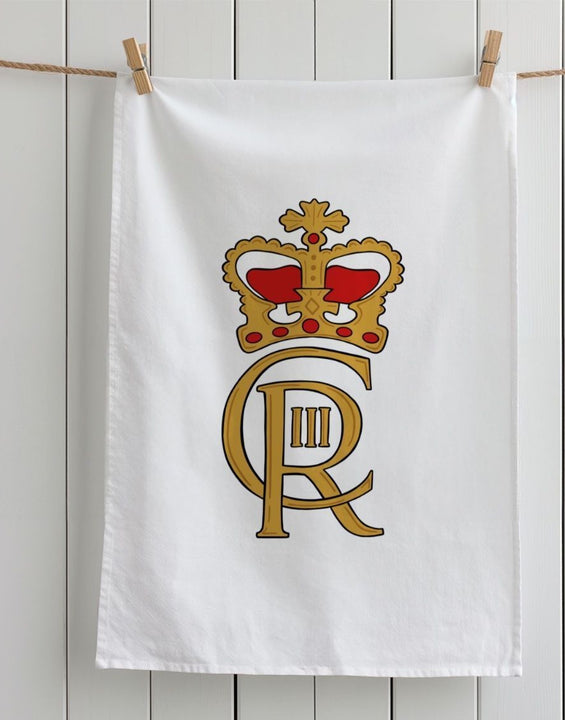 King Charles Royal Organic Cotton Tea Towel