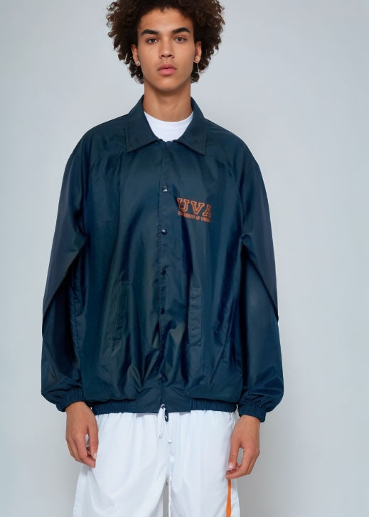 Vintage Collegiate UVA College Windbreaker Jacket