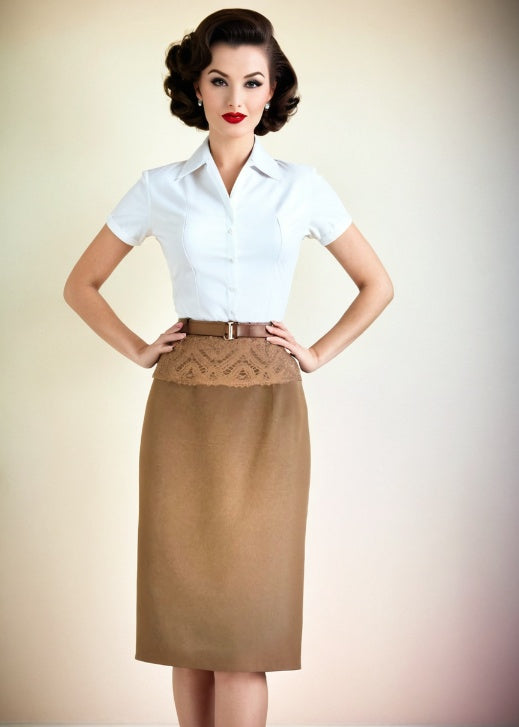 Vintage Rockabilly Skirt Wool