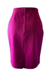 Vintage 70s Pencil Skirt Hot Pink