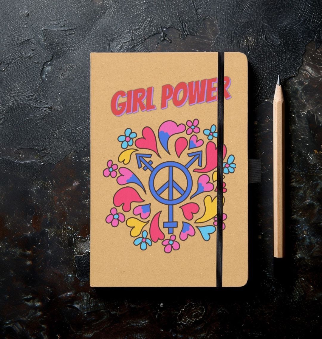 Girl Power Kraft Notebook