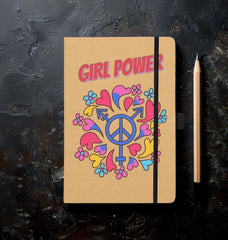 Girl Power Kraft Notebook