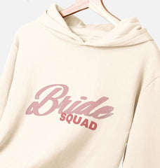 Organic Cotton Graphic Hoodie Bride Squad