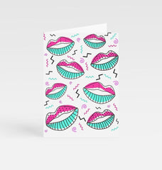 80s Retro Greetings Card