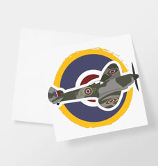 Spitfire Greetings Card