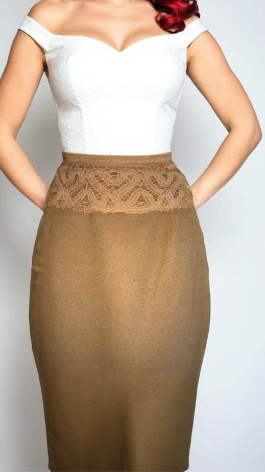 Vintage Rockabilly Skirt Wool