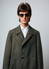 Vintage 60s Crombie Overcoat Wool Grey