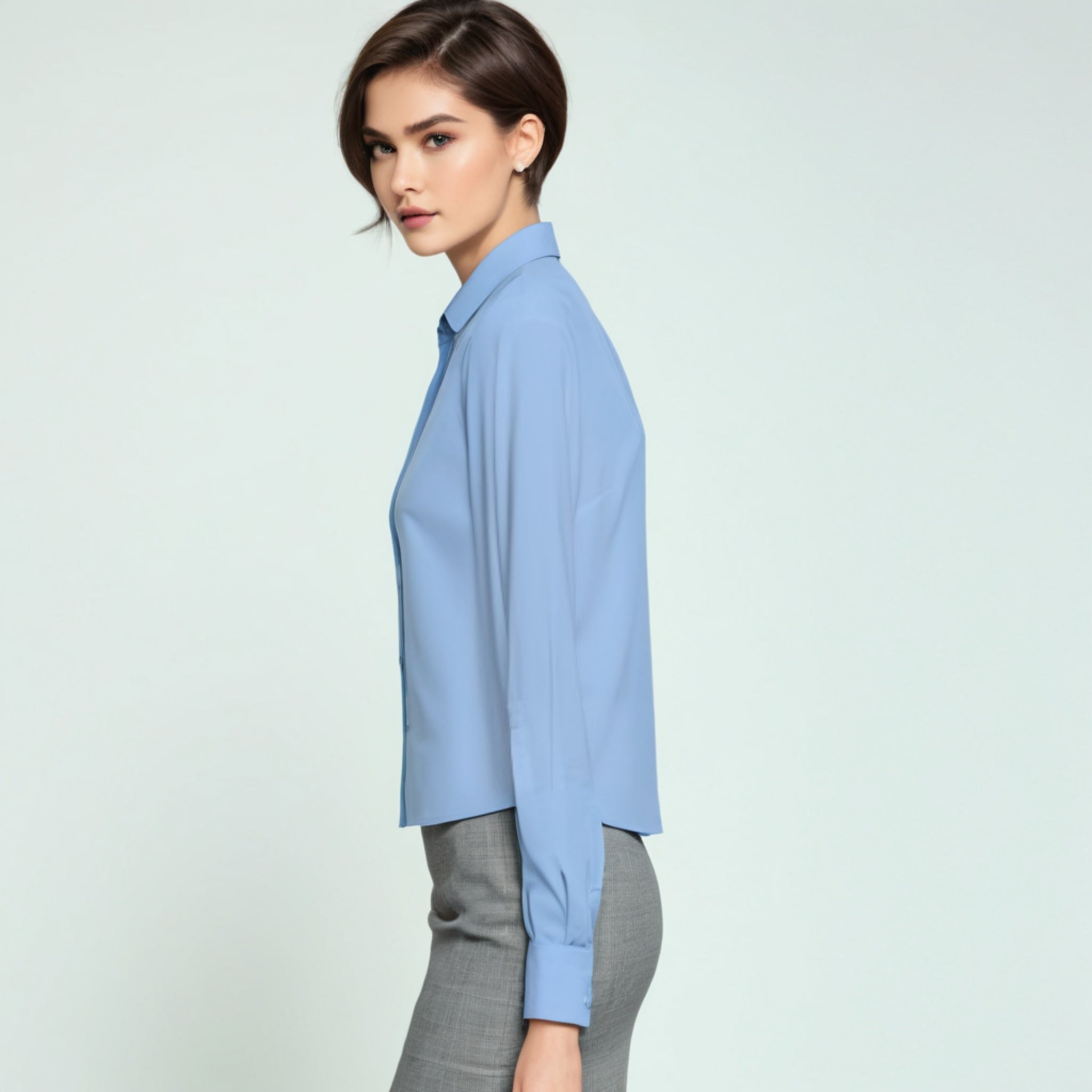 Women's Baby Blue Shirt