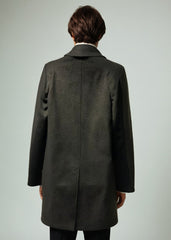 Vintage 60s Crombie Overcoat Wool Grey