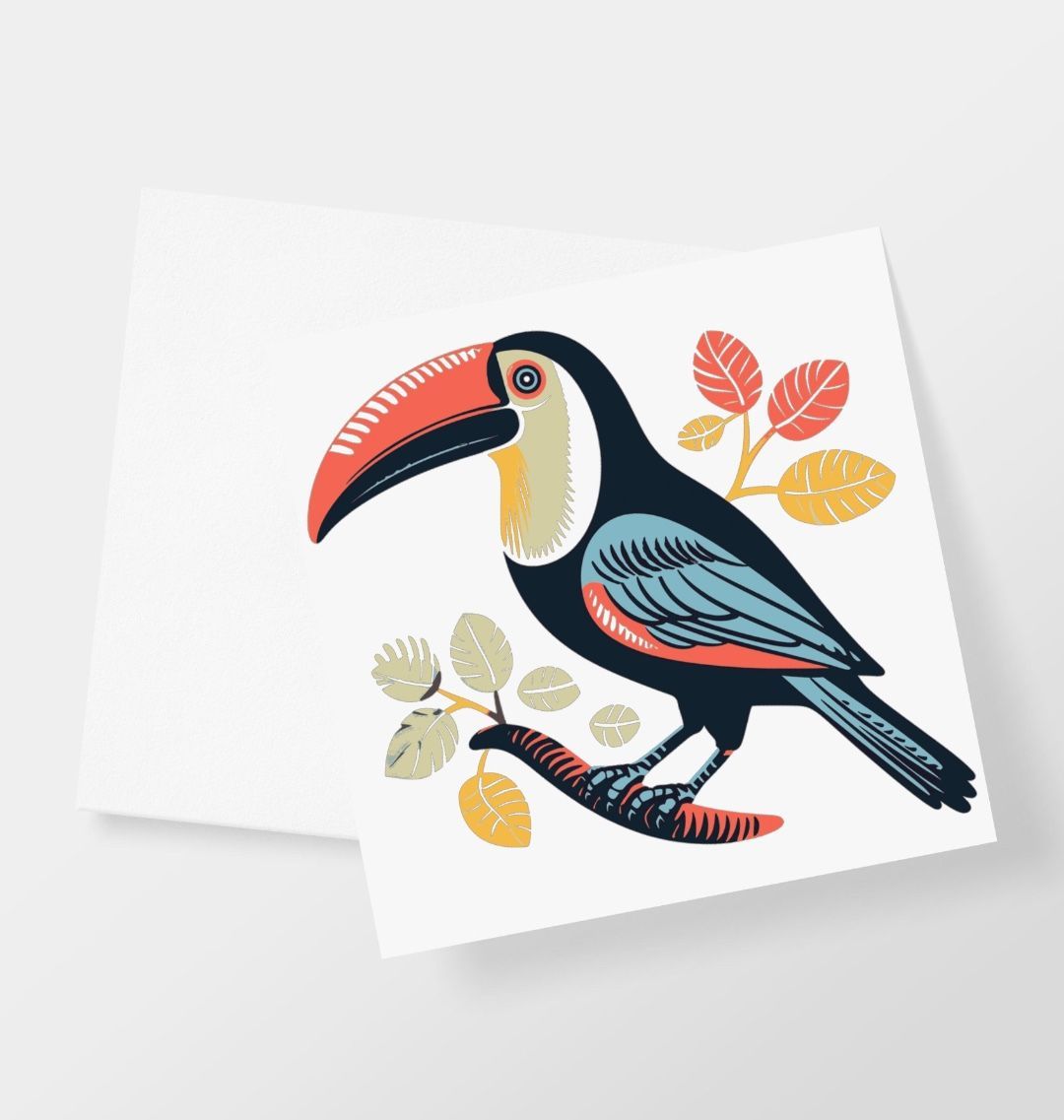 Toucan Bird Greetings Card