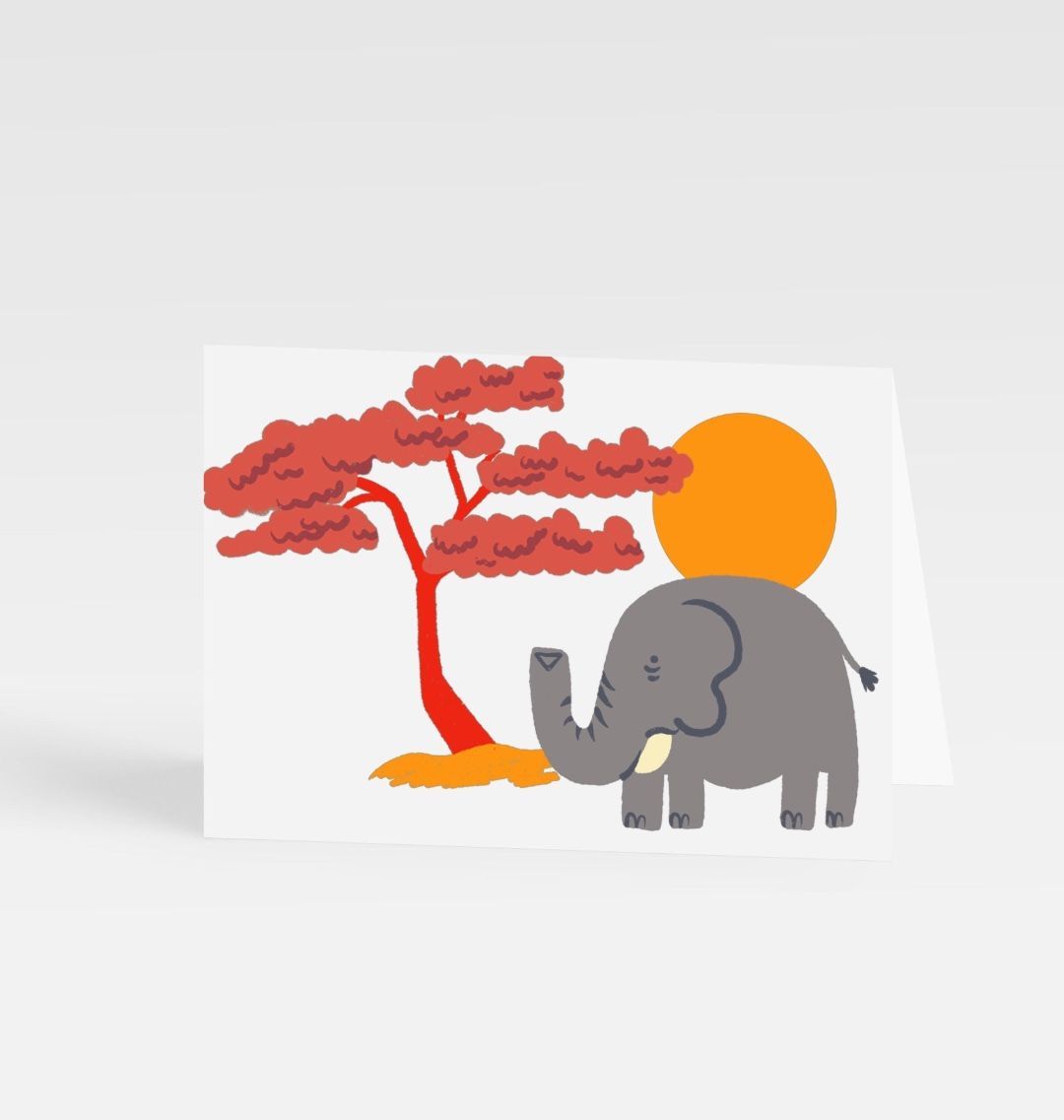 Elephant Greetings Card