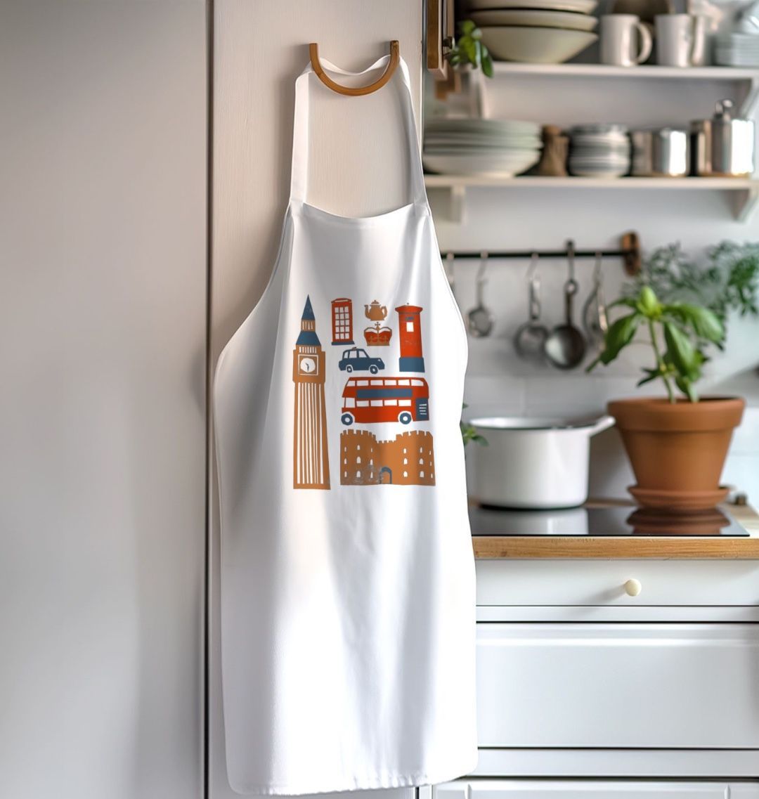 London Kitchen Apron Organic Cotton