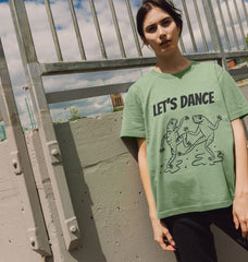 Organic Graphic T Shirt Let’s Dance